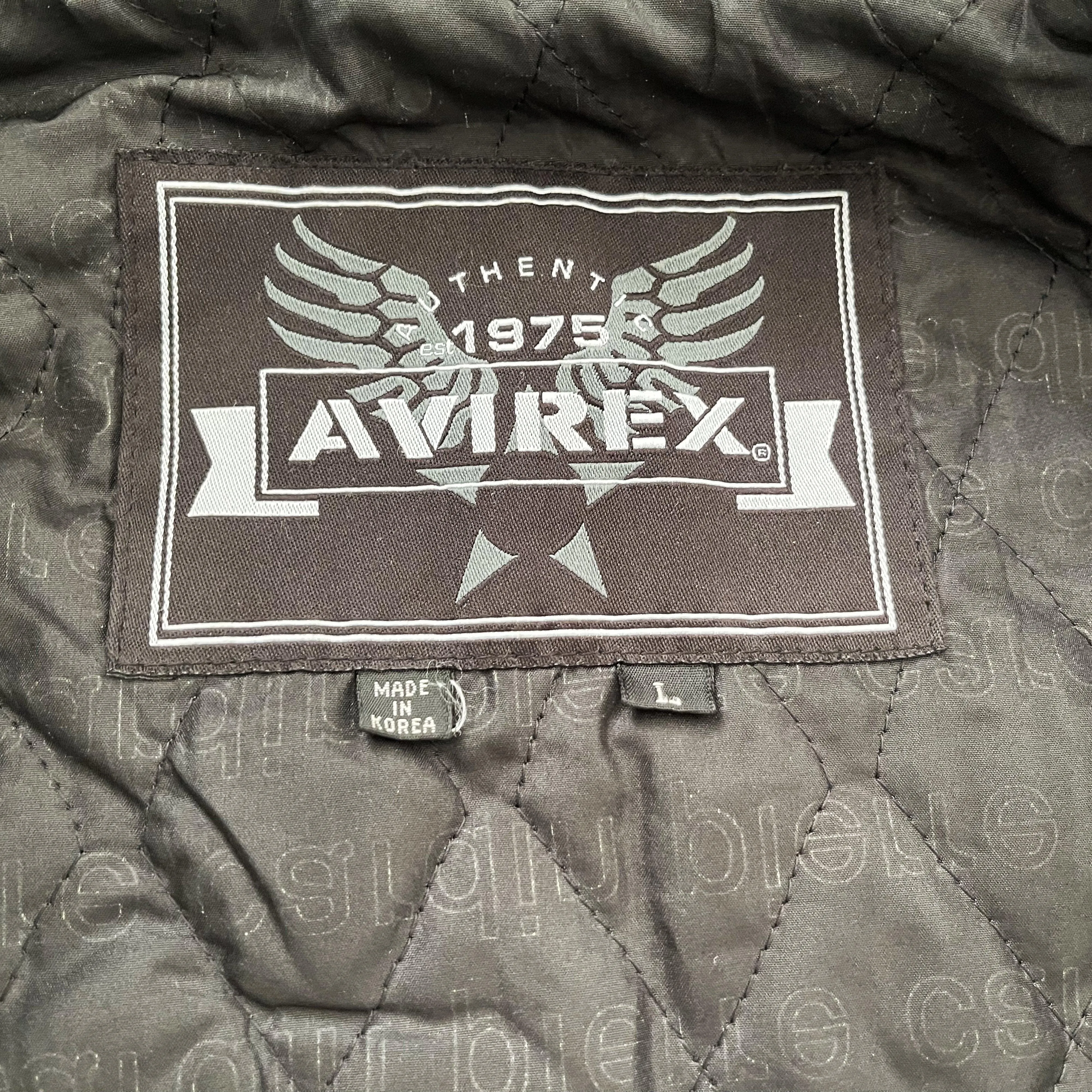 Avirex Leather Varsity Jacket