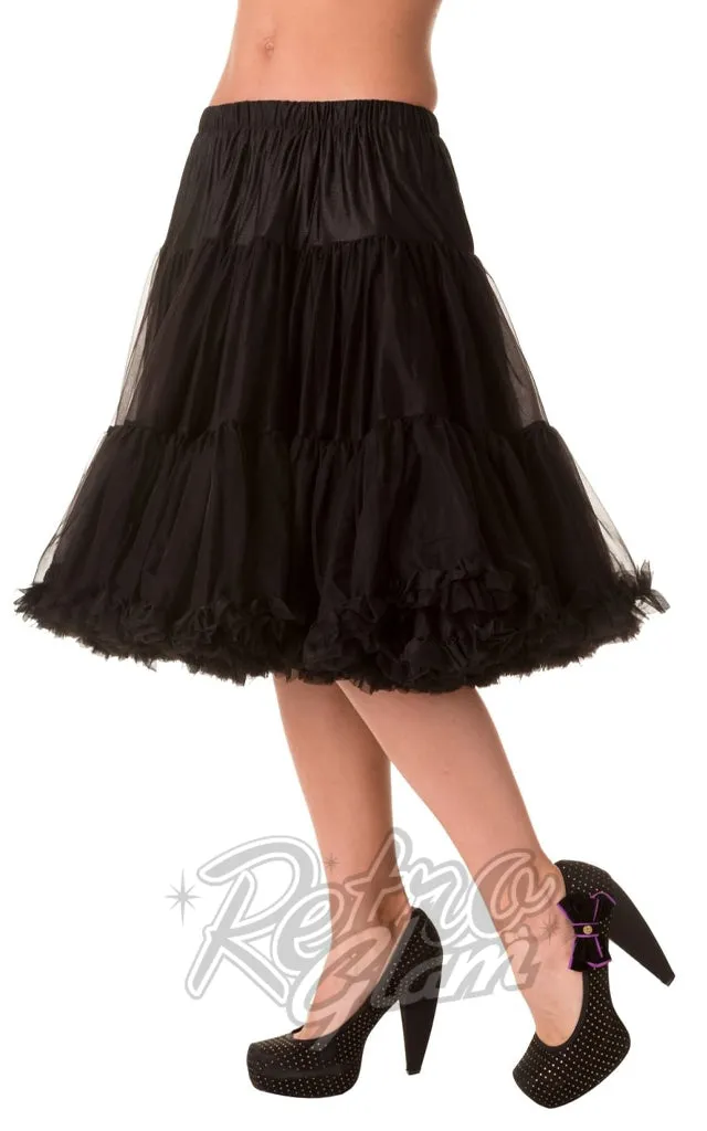 Banned Starlite Petticoat (Crinoline) in Black