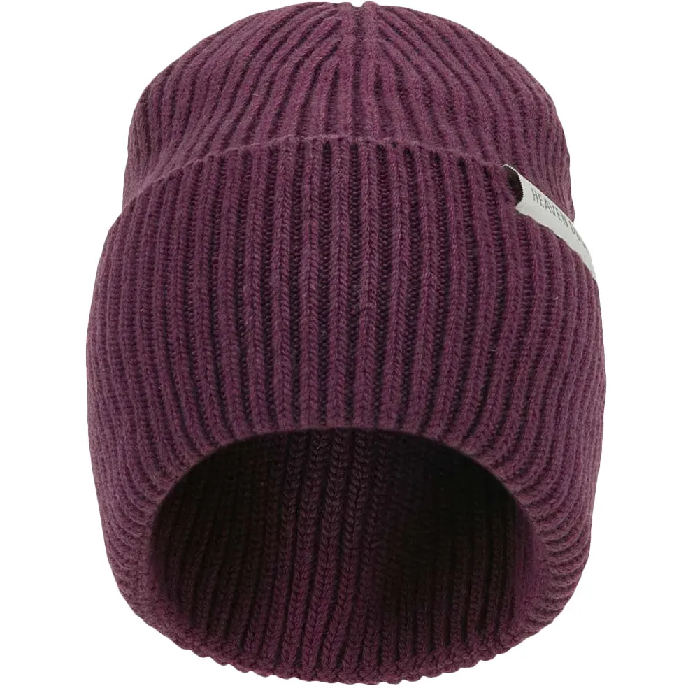 BEANIE IN LANA VERGINE Uomo Grape Wine