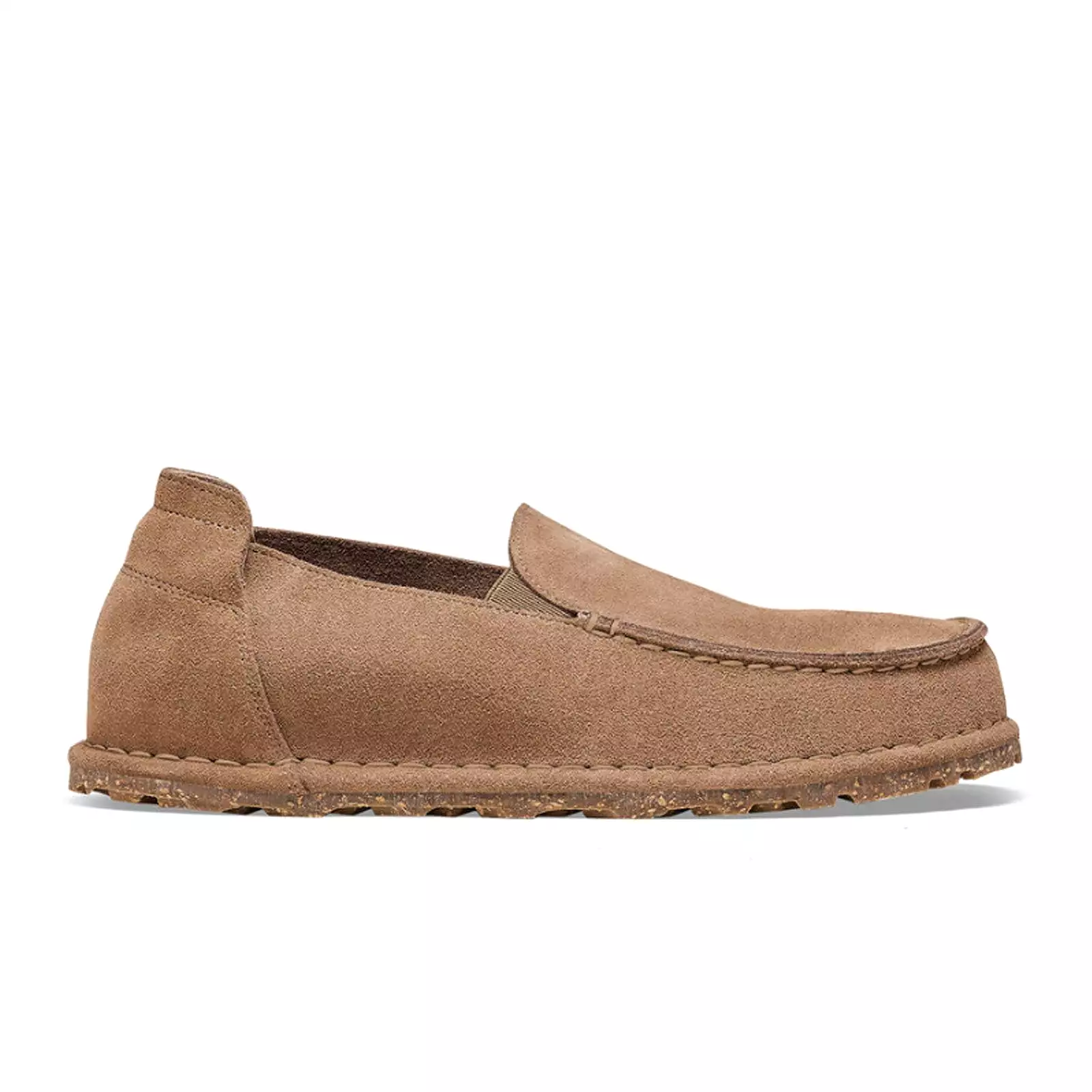 Birkenstock Utti Deep Blue Narrow Slip On Loafer (Women) - Taupe Suede