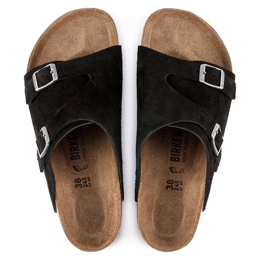 Birkenstock Zurich - Black Suede