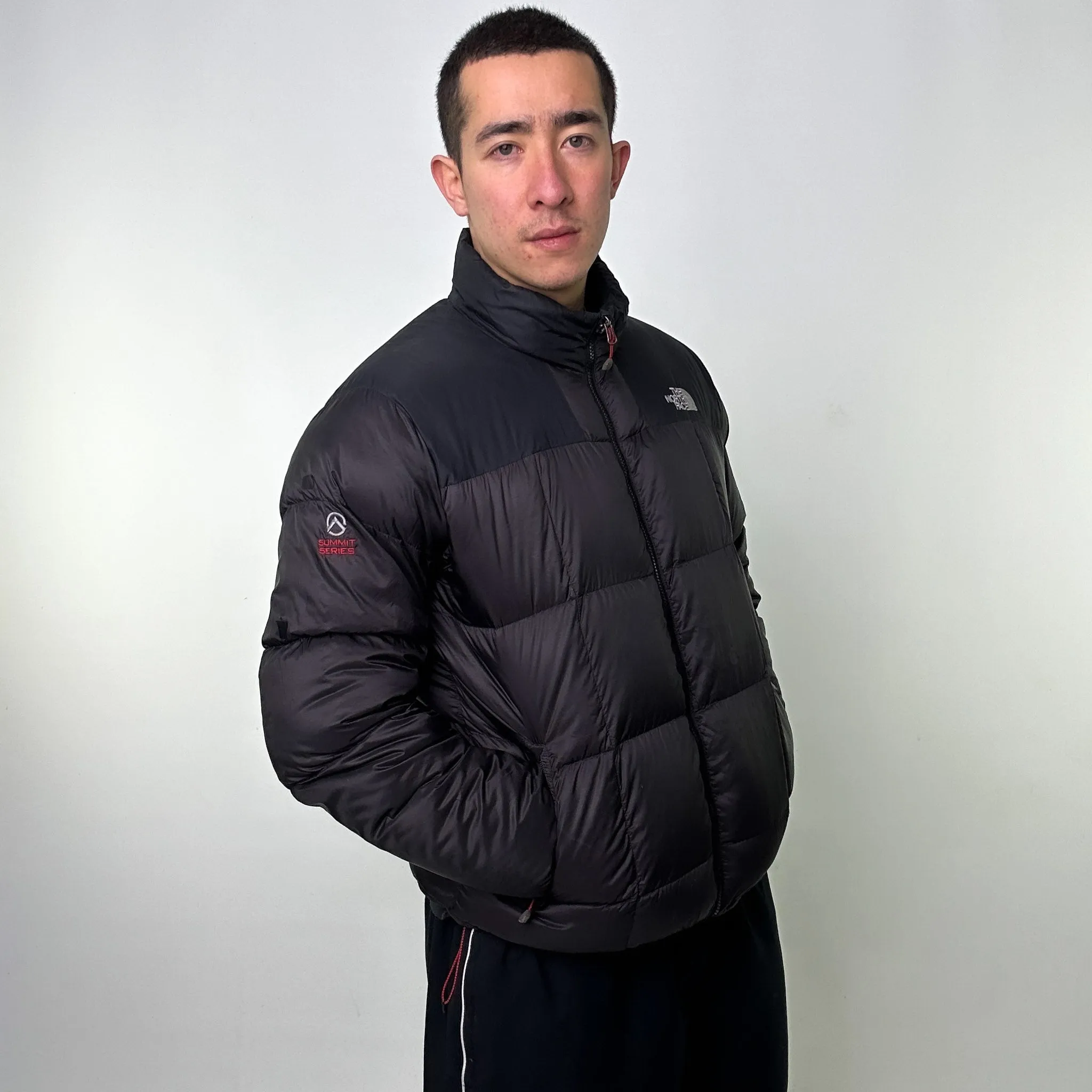 Black y2ks The North Face 800 Summit Series Puffer Jacket Coat (XL)