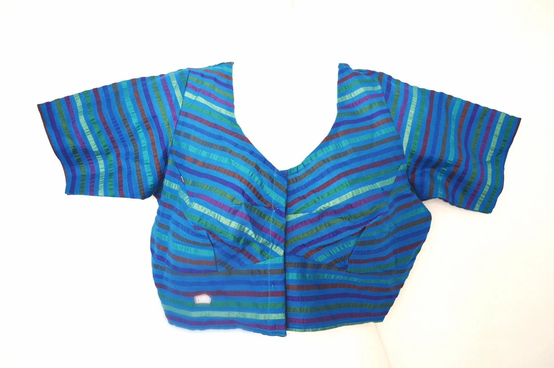 Blue Colour Saree Blouse / Top Size 38