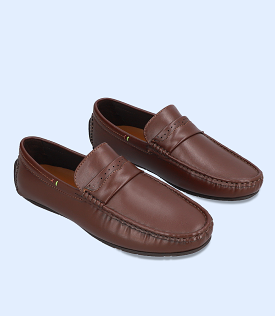 BM5244-BROWN-Men Loafers