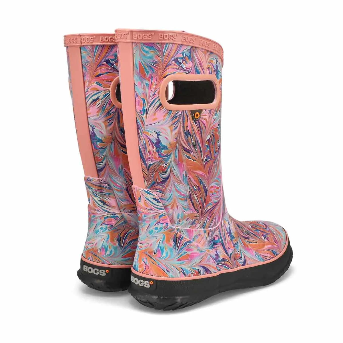 Bogs  Rainboot Marble Girls