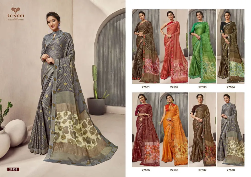 Brasso Jigyasa Designer Party Wear Sarees Collection