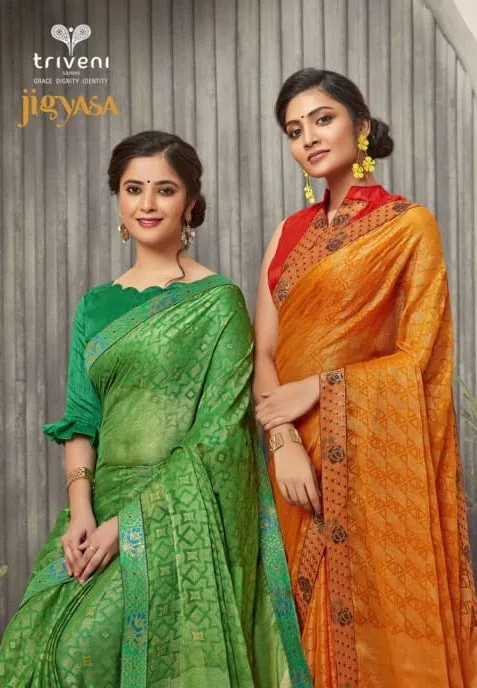 Brasso Jigyasa Designer Party Wear Sarees Collection