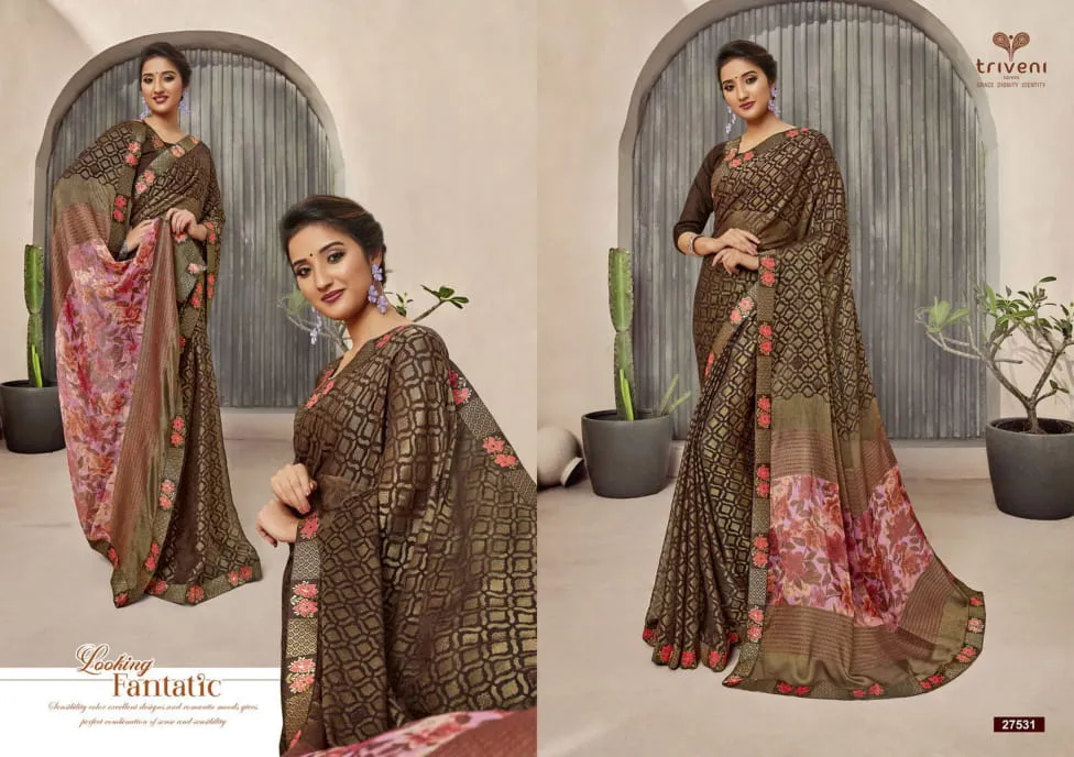 Brasso Jigyasa Designer Party Wear Sarees Collection