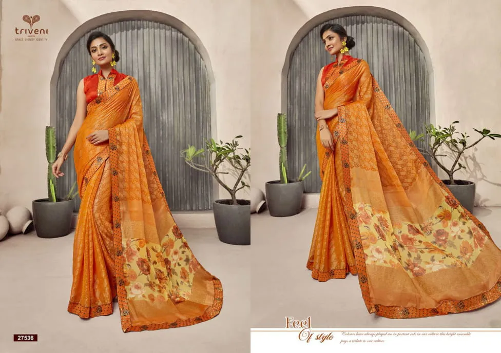 Brasso Jigyasa Designer Party Wear Sarees Collection