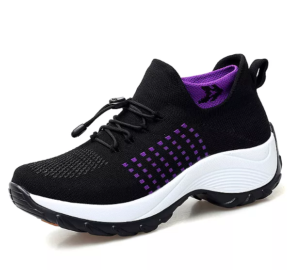 Breathable Mesh Women's Sneakers Socks Shoes