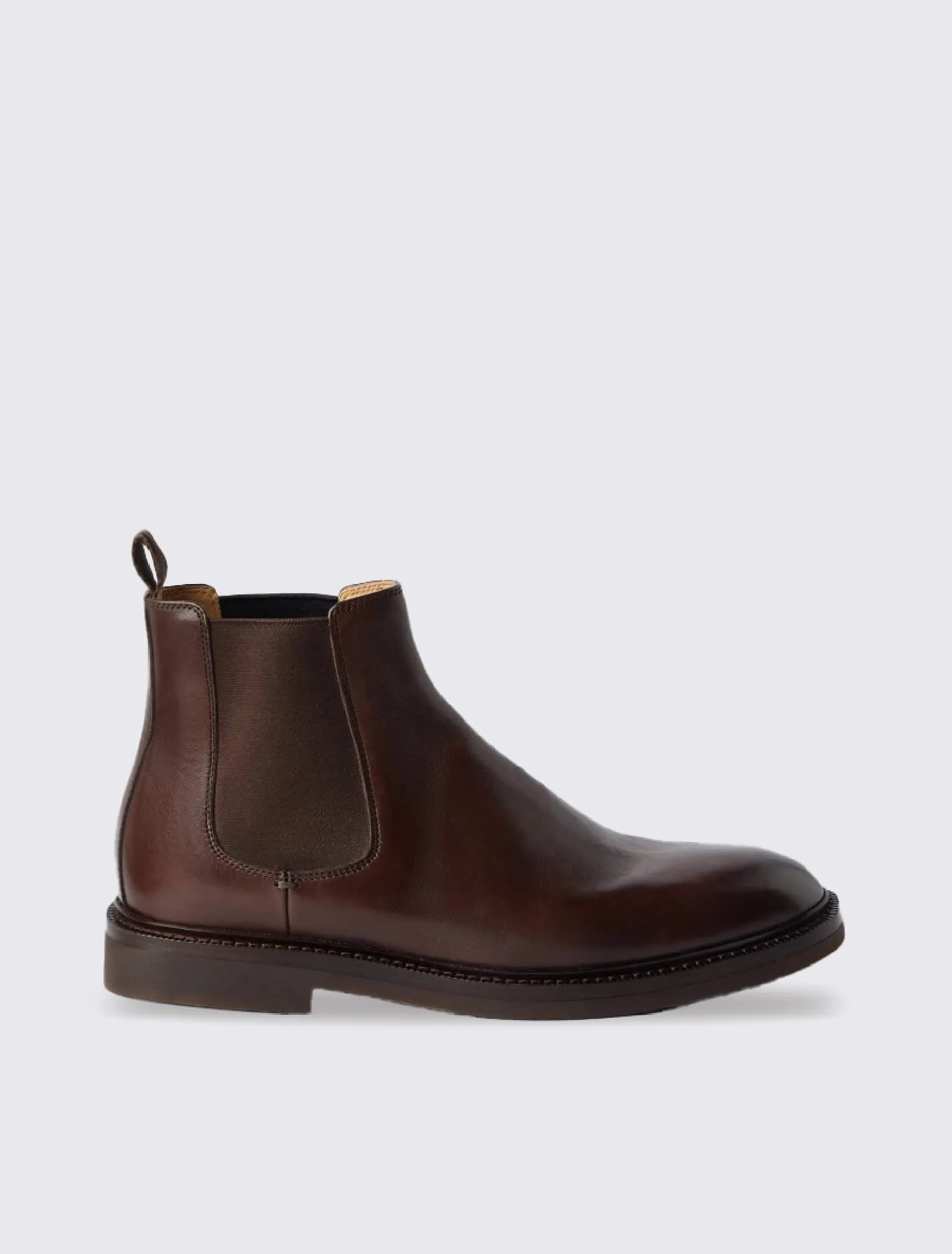 Buffed Calfskin Chelsea Boots