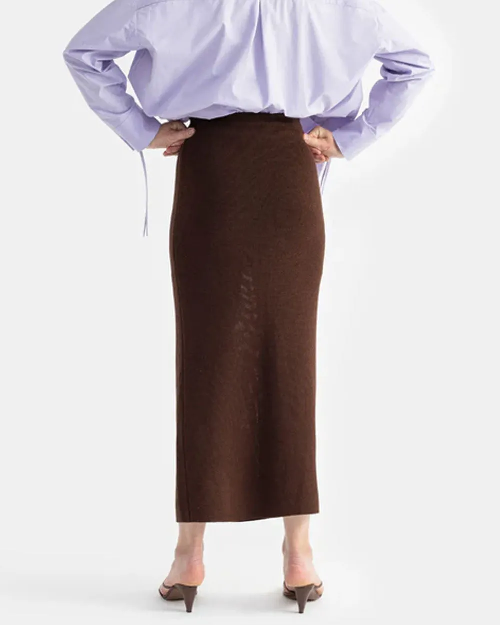 Chocolate Delos Maxi Skirt