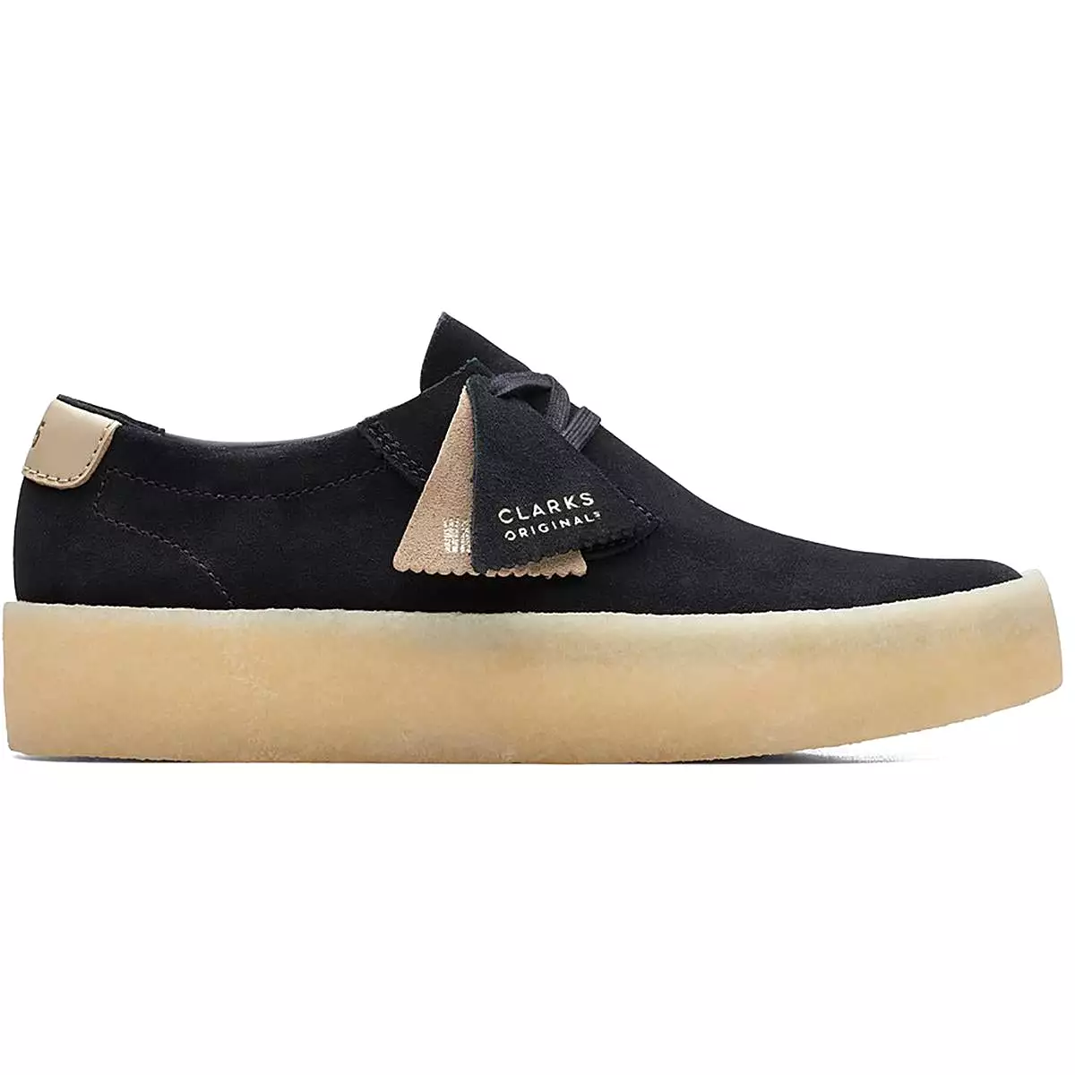 Clarks Mens Ashcott Cup Suede Lifestyle Casual And Fashion Sneakers