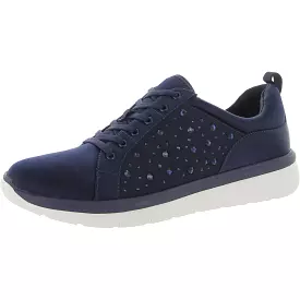 Clarks Womens Ezera Ave Rhinestone Lace Up Athletic and Training Shoes