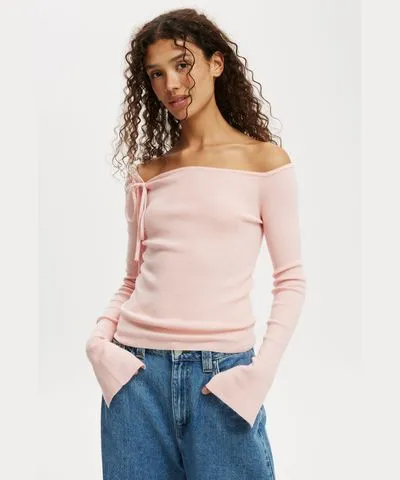 Cotton On Everfine Asymmetric Long Sleeve Sweater