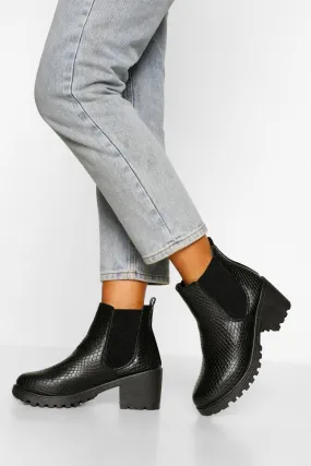 Croc Chunky Chelsea Boots