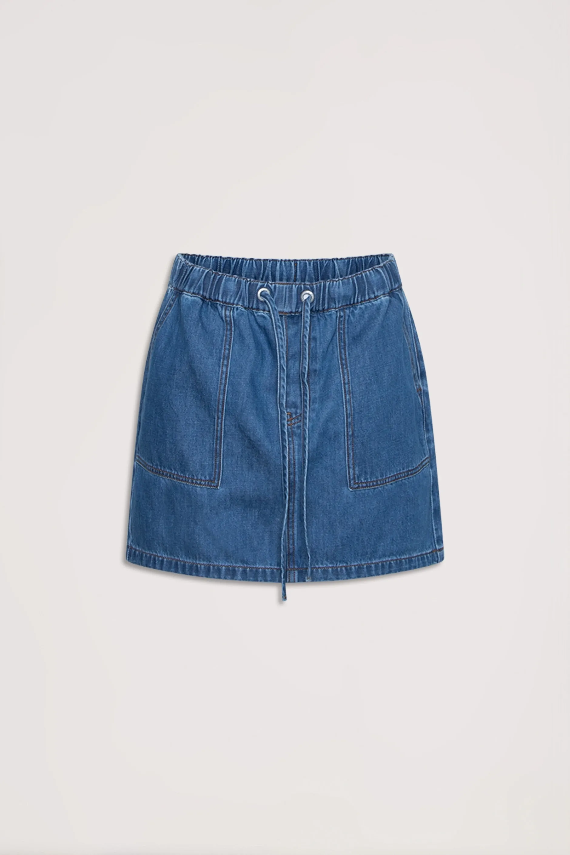 D-Luxe Denim Mini Skirt