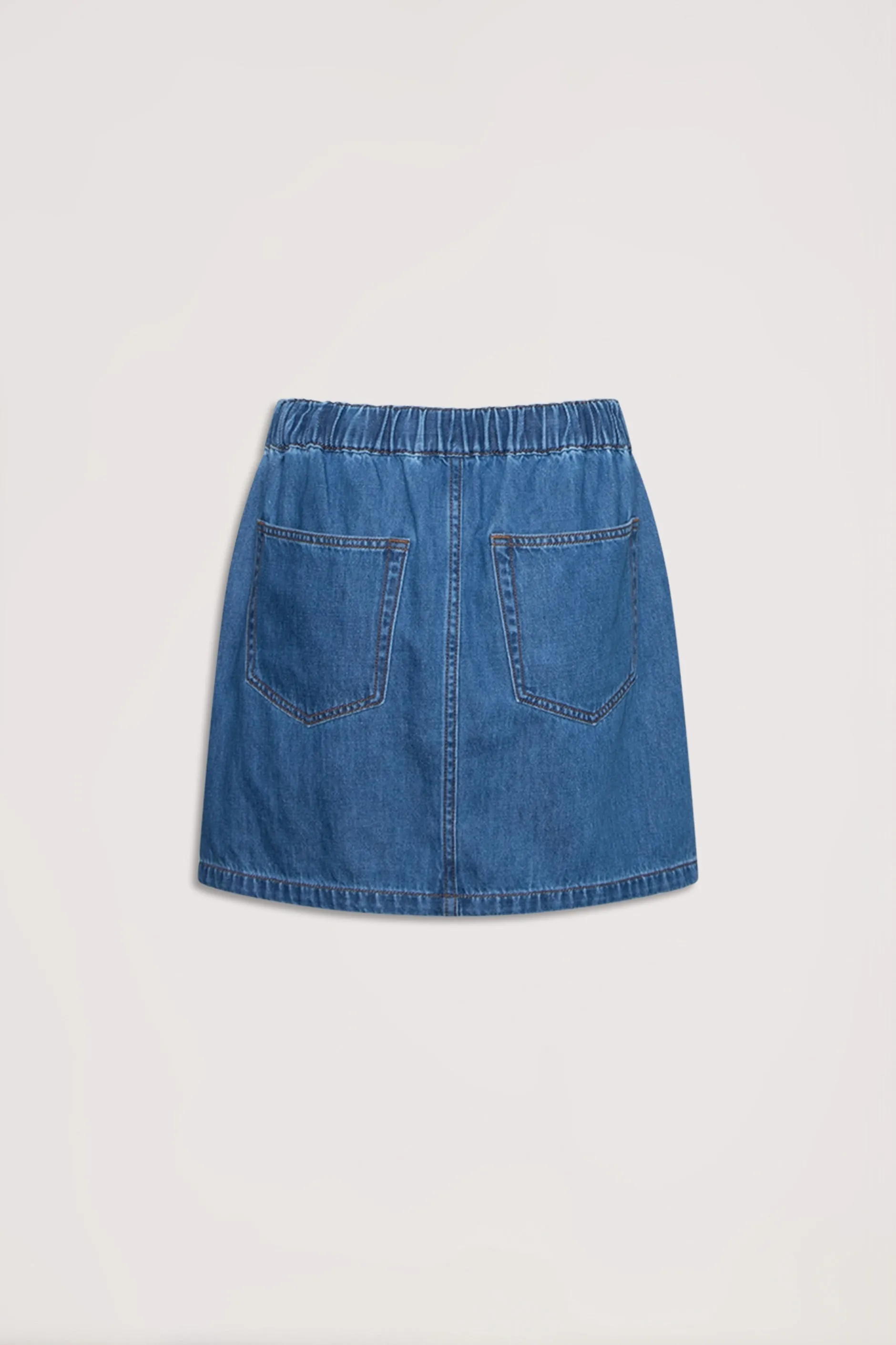 D-Luxe Denim Mini Skirt