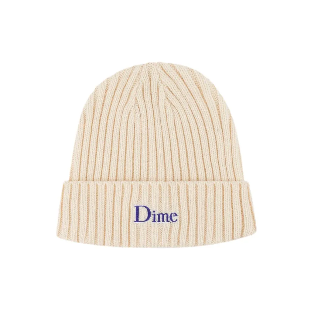 Dime MTL Classic Fold Beanie Off White