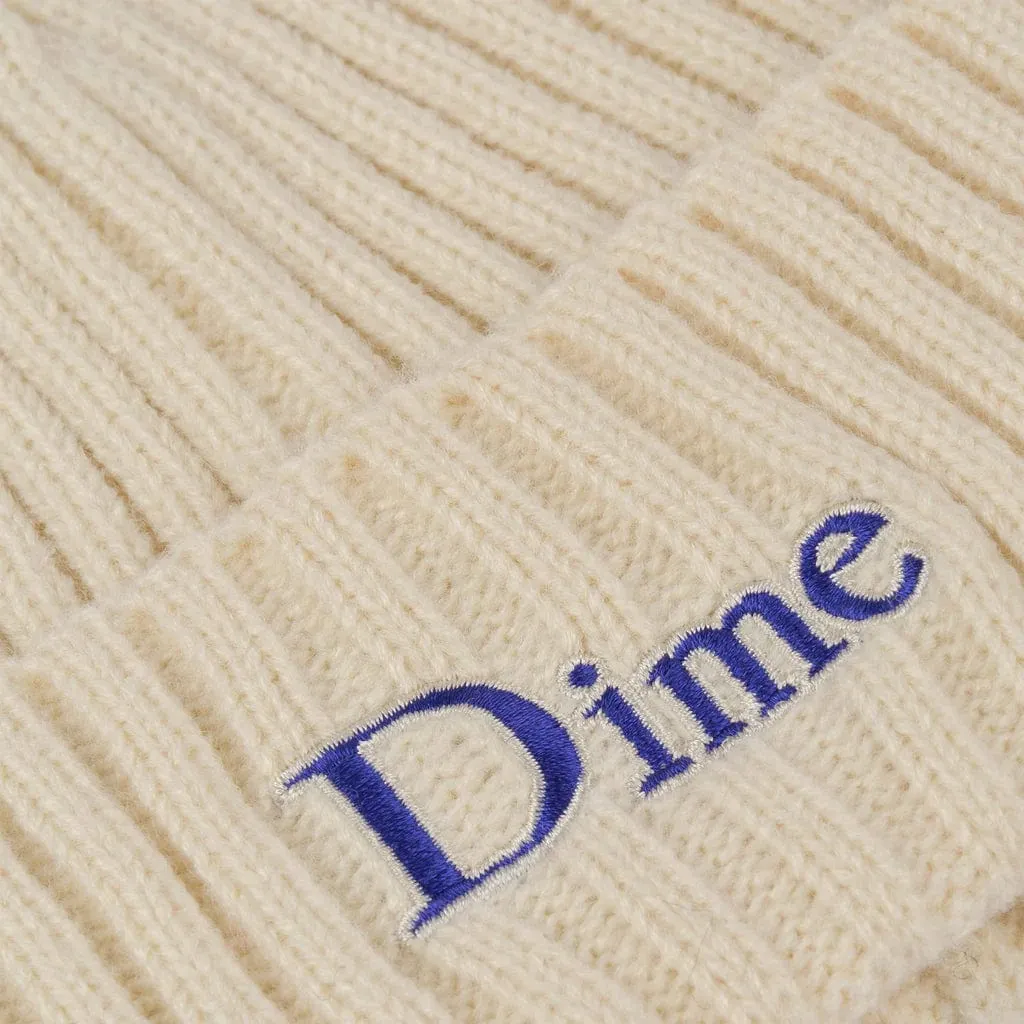 Dime MTL Classic Fold Beanie Off White