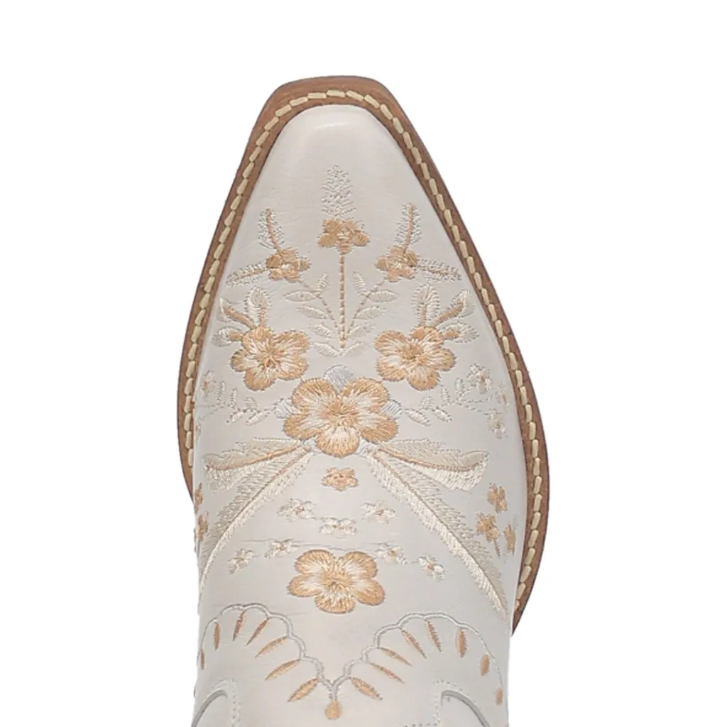 Dingo Primrose White Western Boot