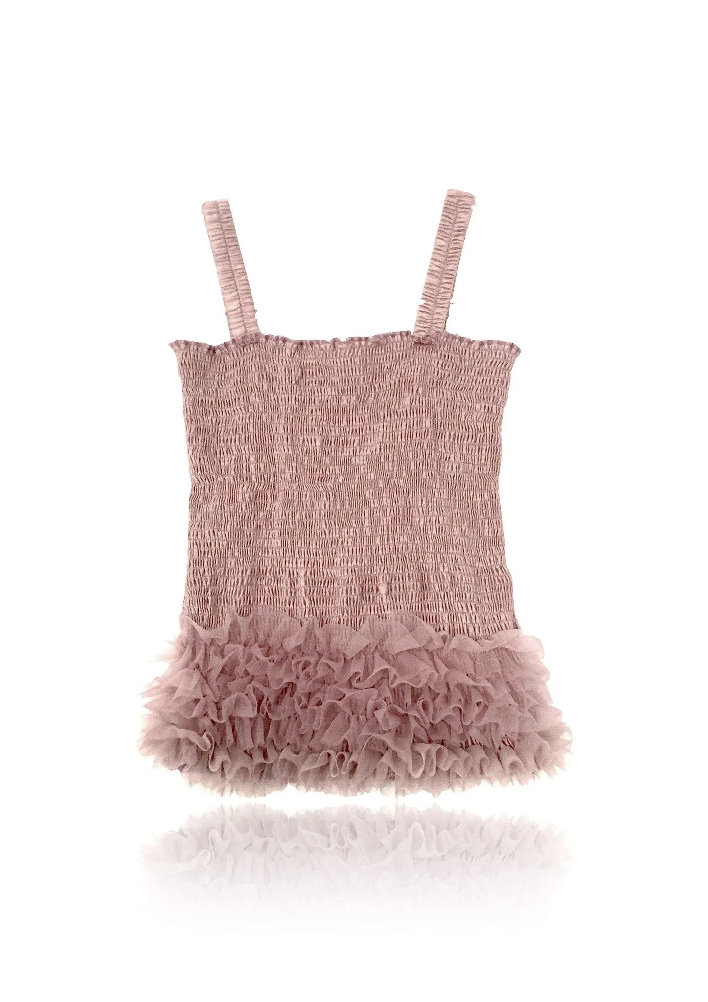 DOLLY by Le Petit Tom  FRILLY TOP mauve