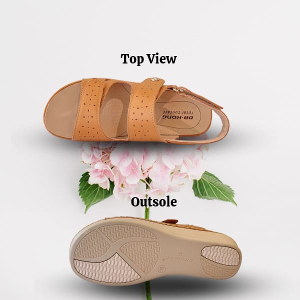 DR.KONG WOMEN REMOVABLE INSOLE SANDALS DK-S8000424E3-BRN(RP : $189)