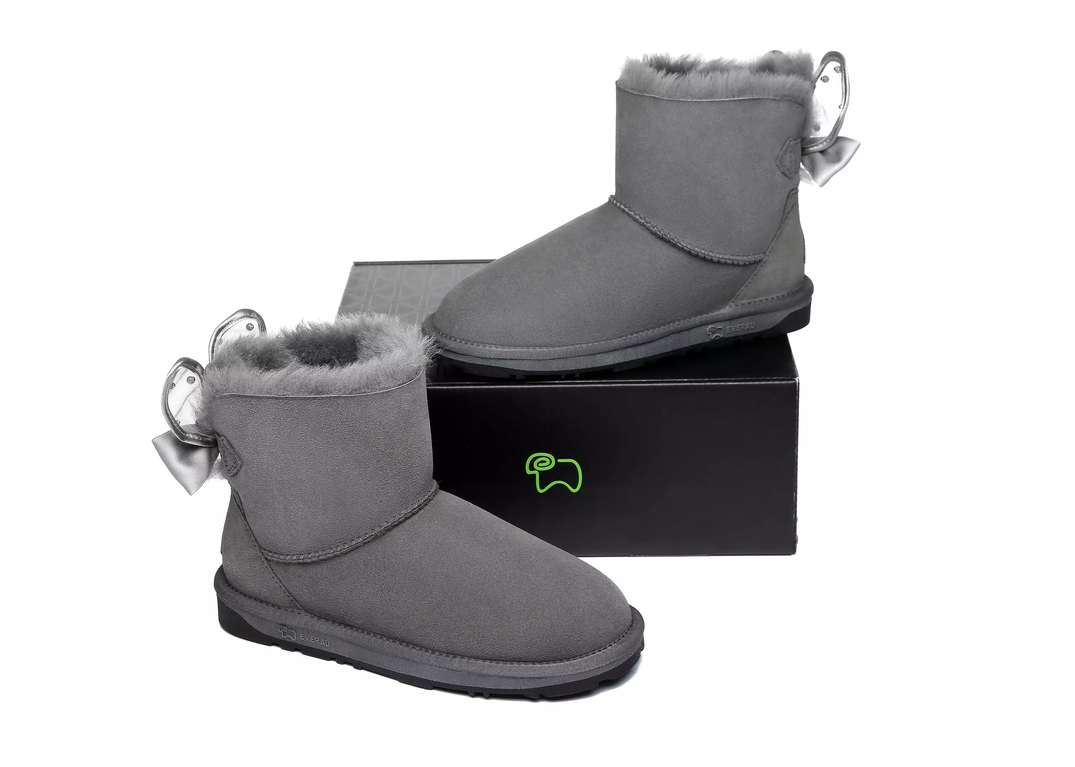 EVERAU Mini Single Bow Women Wabbit Boots