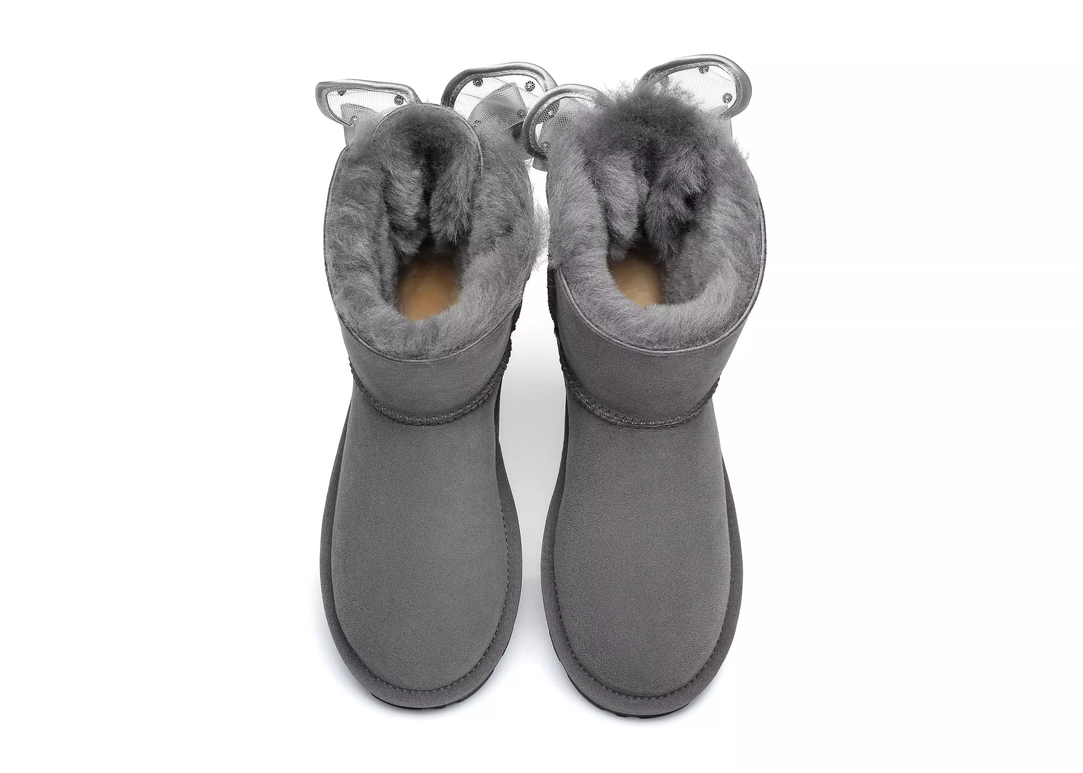 EVERAU Mini Single Bow Women Wabbit Boots