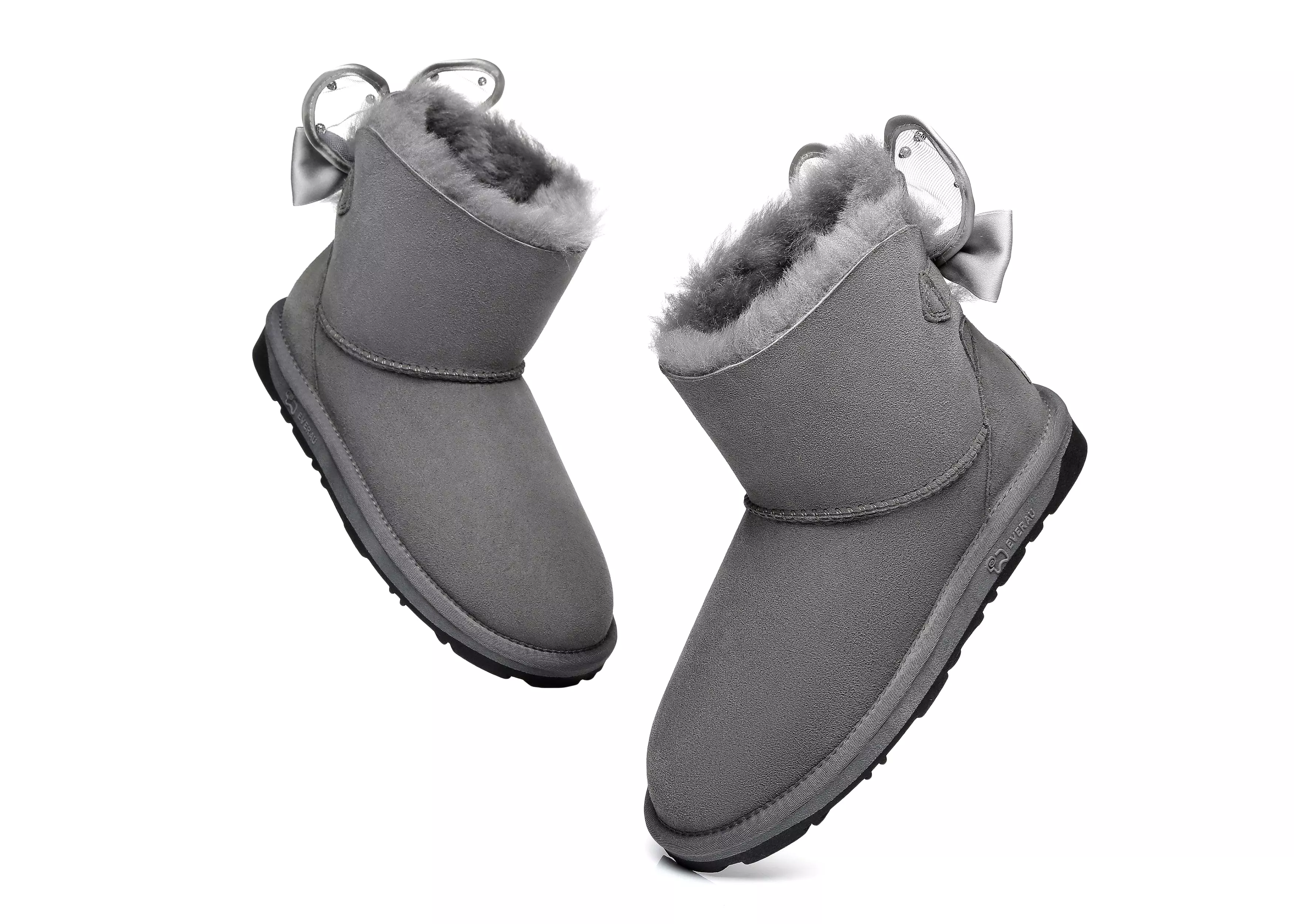 EVERAU Mini Single Bow Women Wabbit Boots