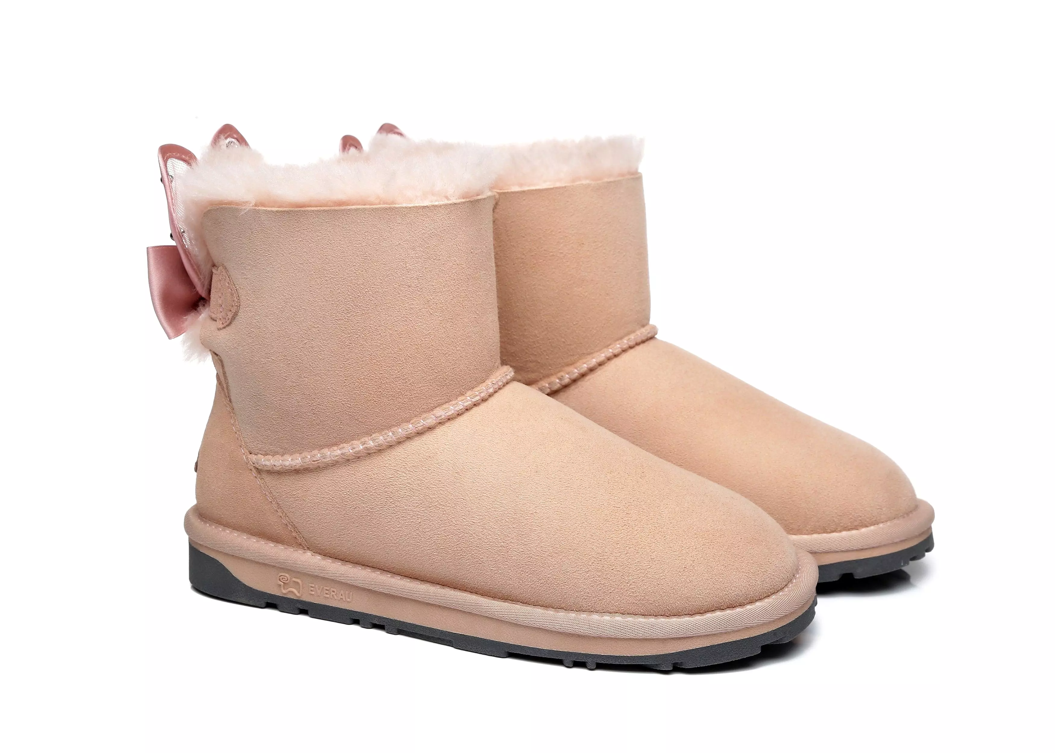 EVERAU Mini Single Bow Women Wabbit Boots