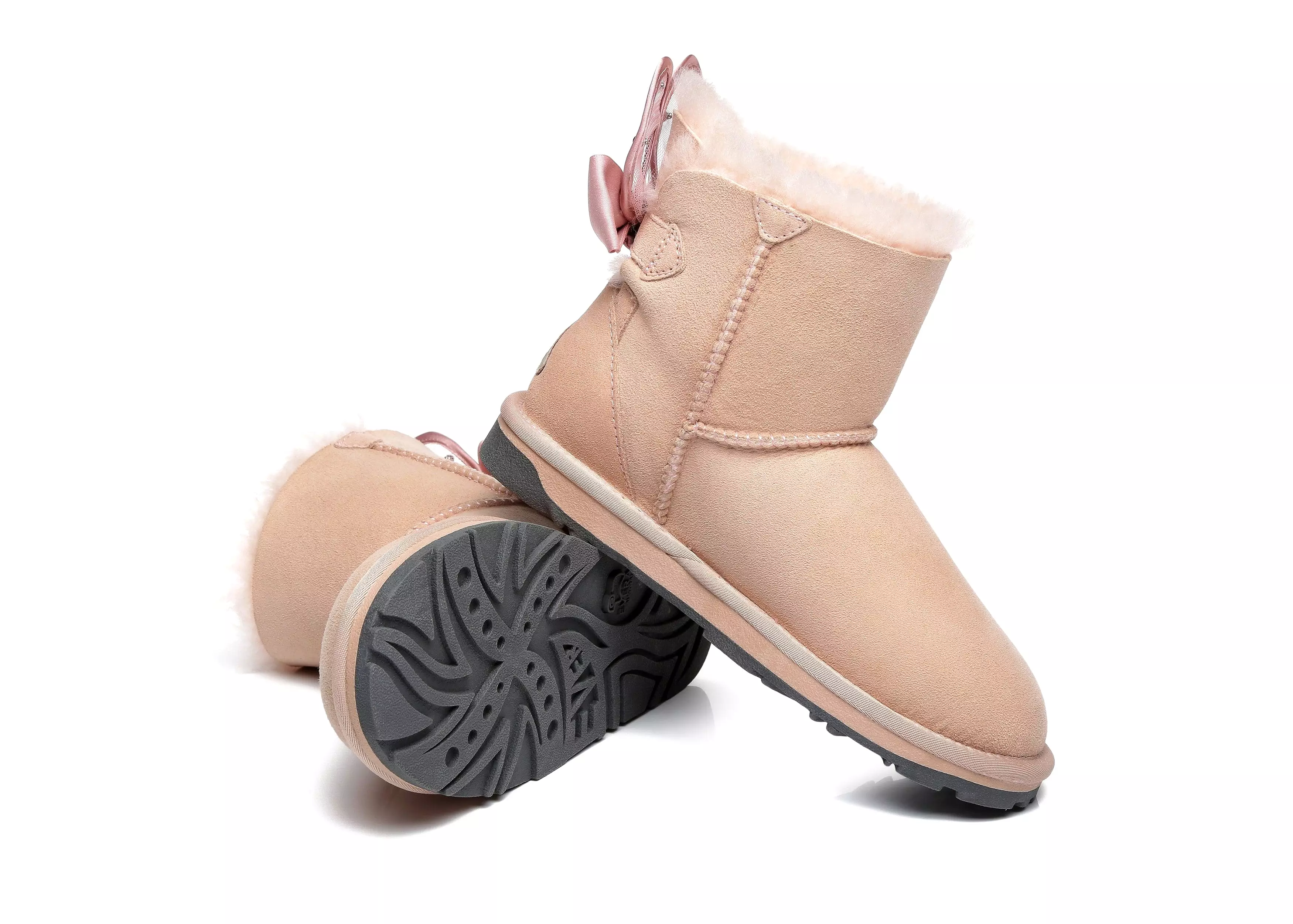 EVERAU Mini Single Bow Women Wabbit Boots