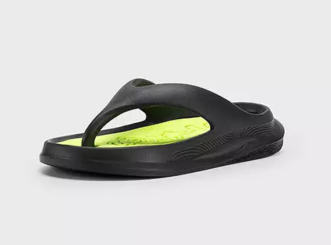 FitVille Men's Cushy Lightweight Slip-Resistant Recovery Sandal