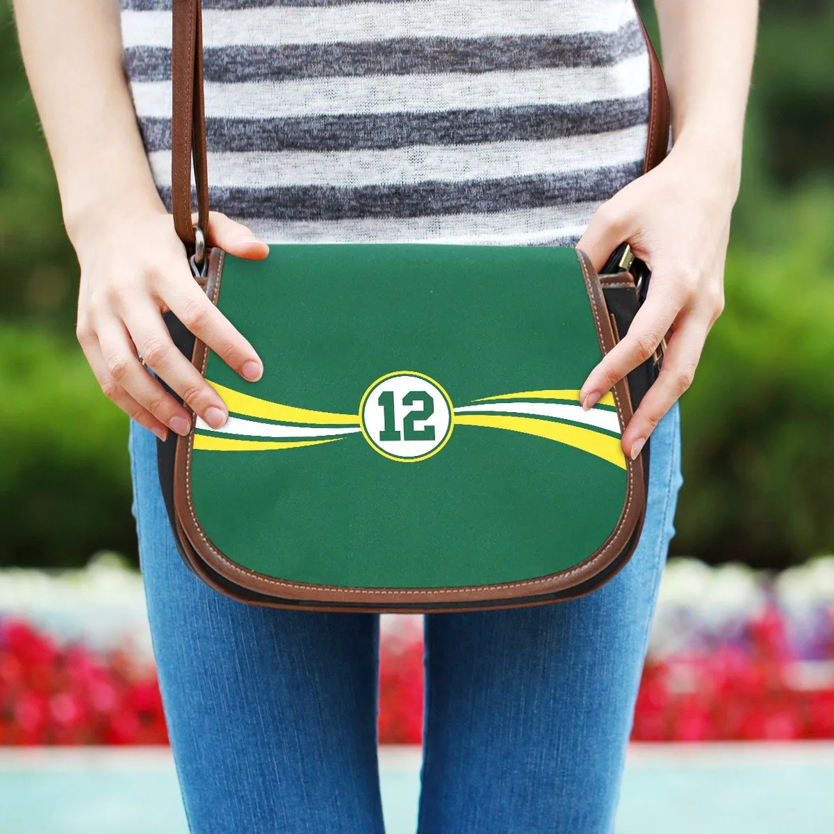 Green Bay 12 Sports Saddle Bag