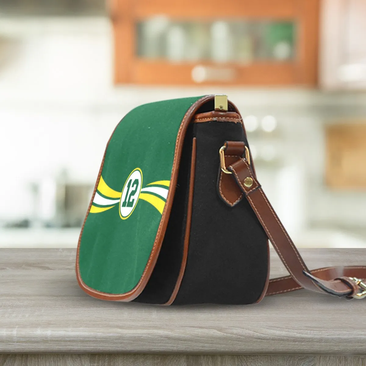 Green Bay 12 Sports Saddle Bag