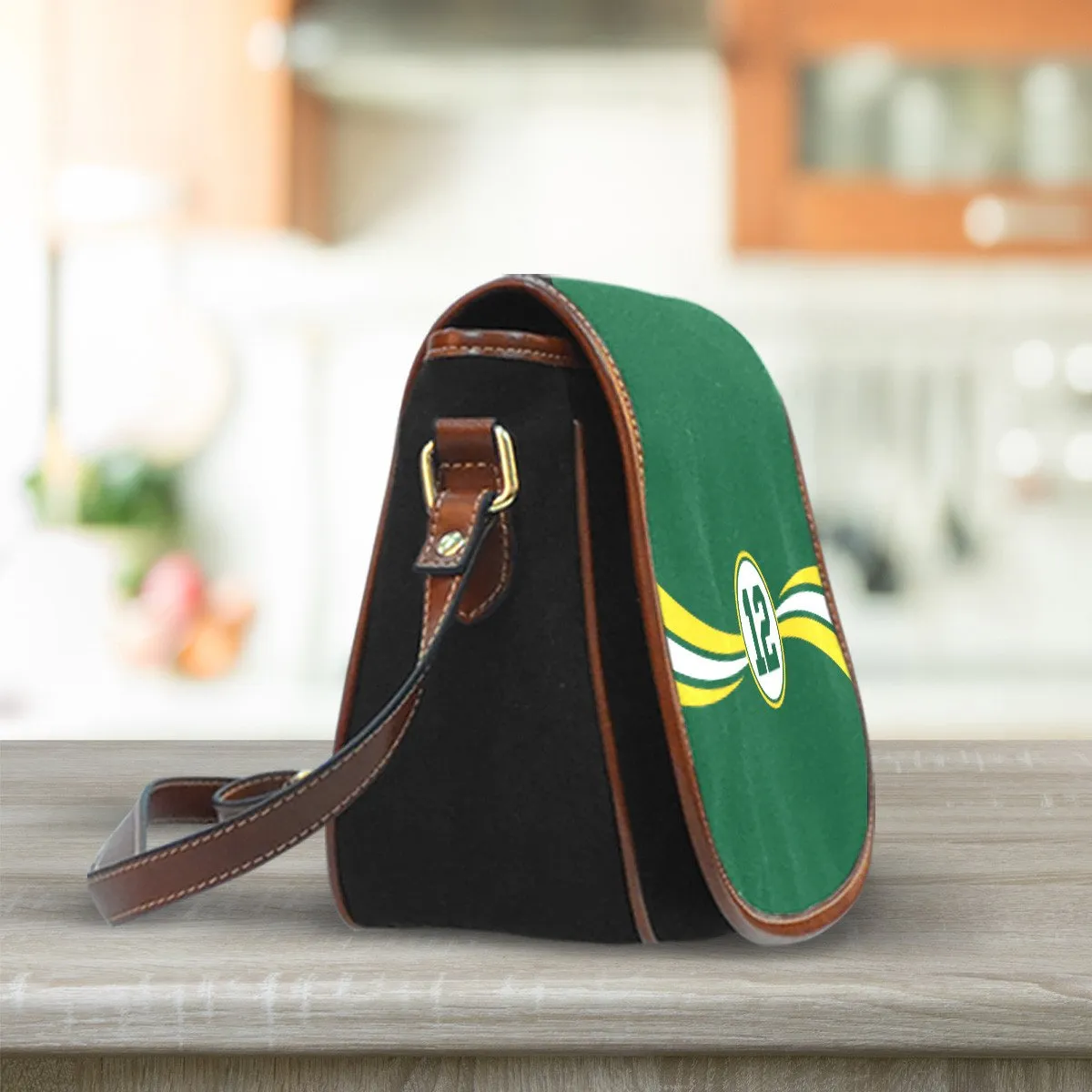 Green Bay 12 Sports Saddle Bag