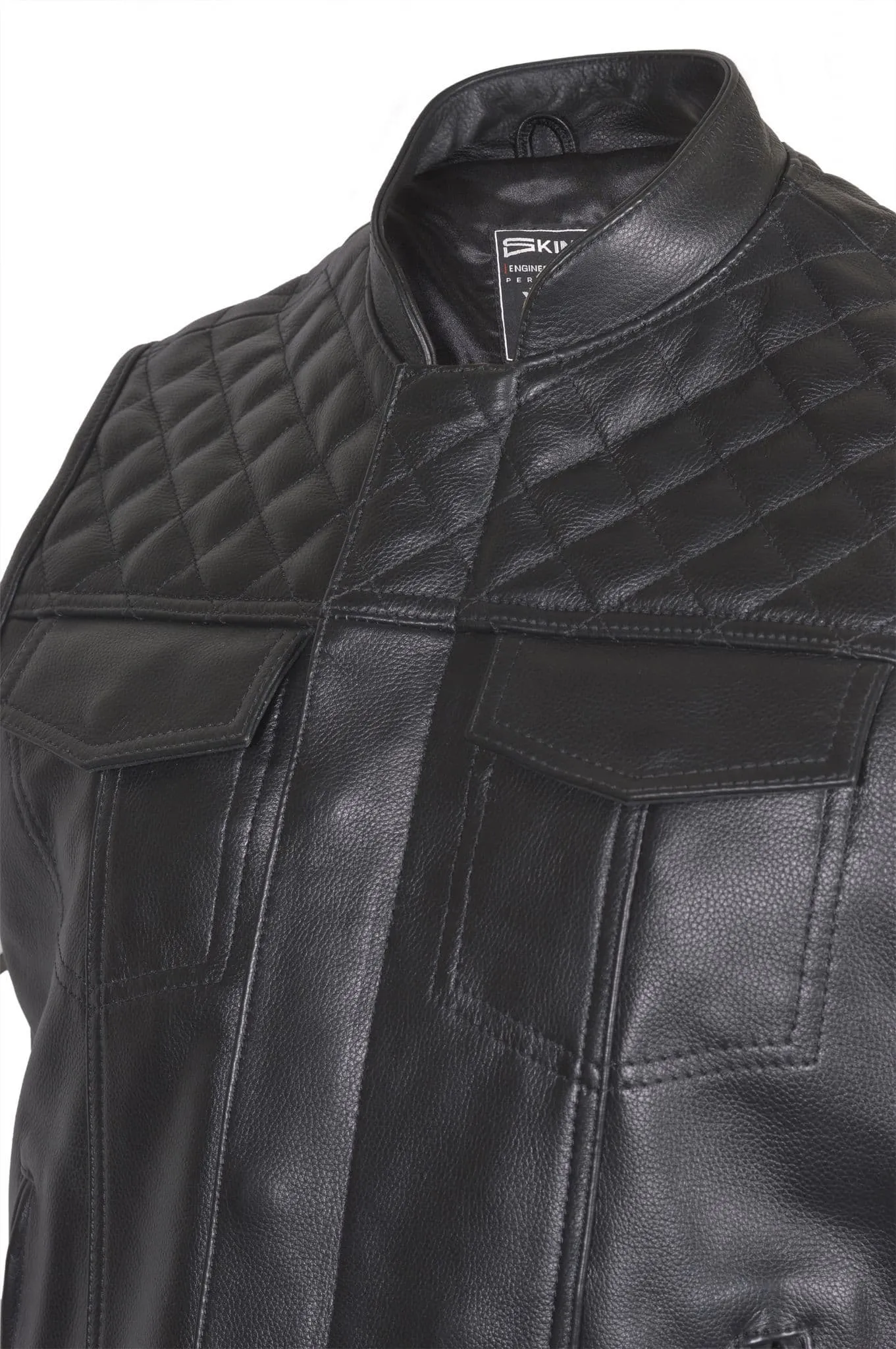 Grenadier - Leather Motorcycle Waistcoat