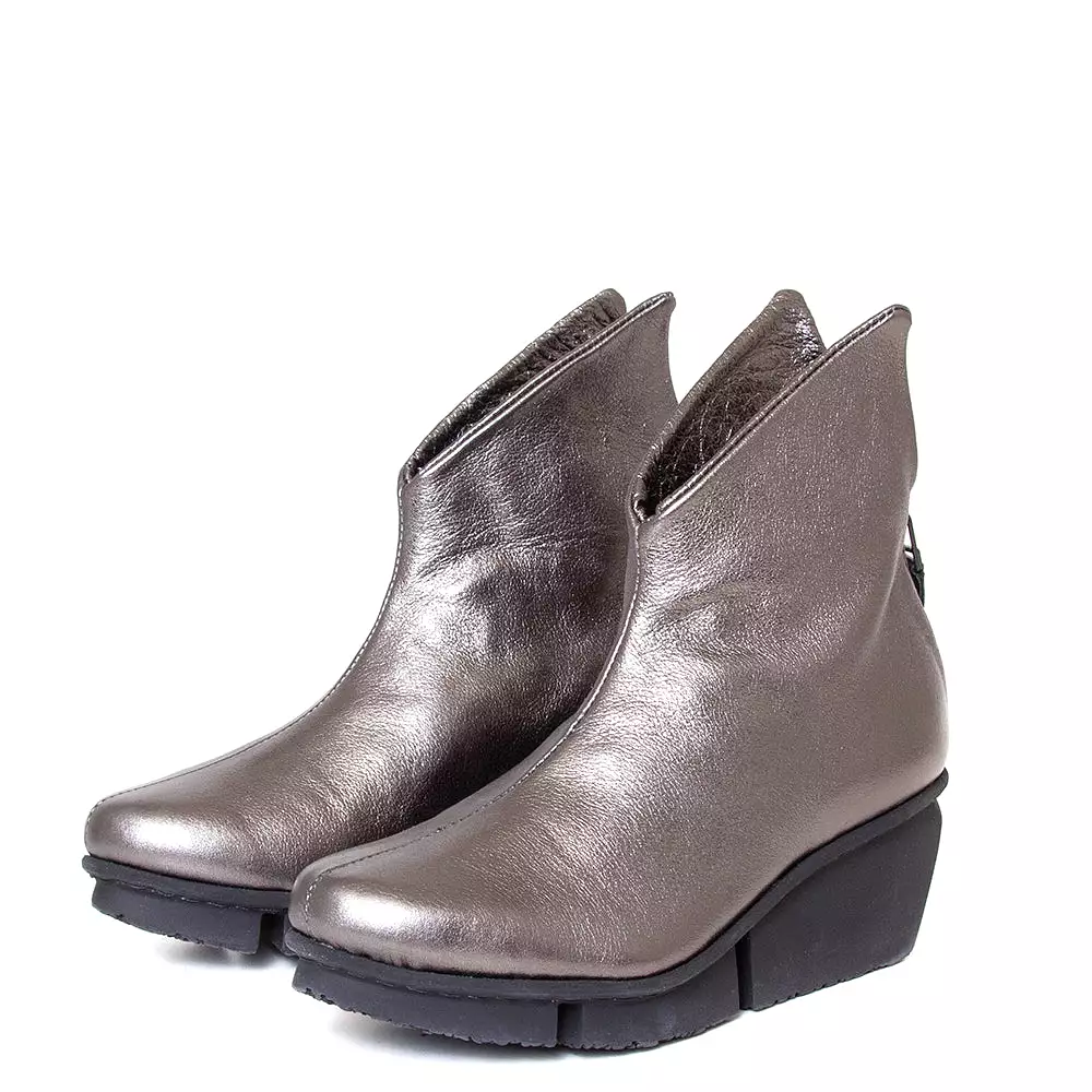 Hover Women's Leather Wedge Ankle Boot