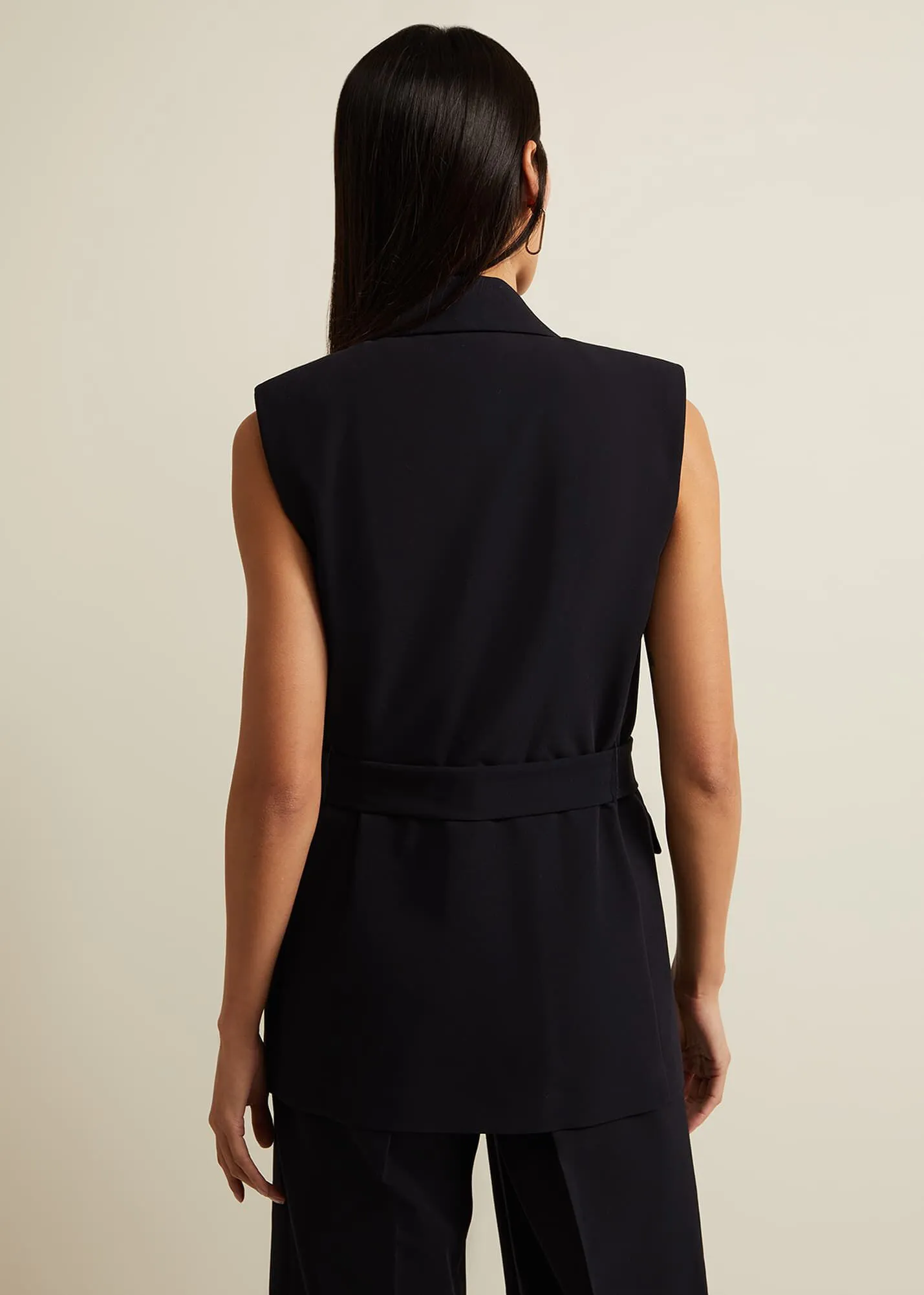 Jade Sleeveless Tailored Waistcoat