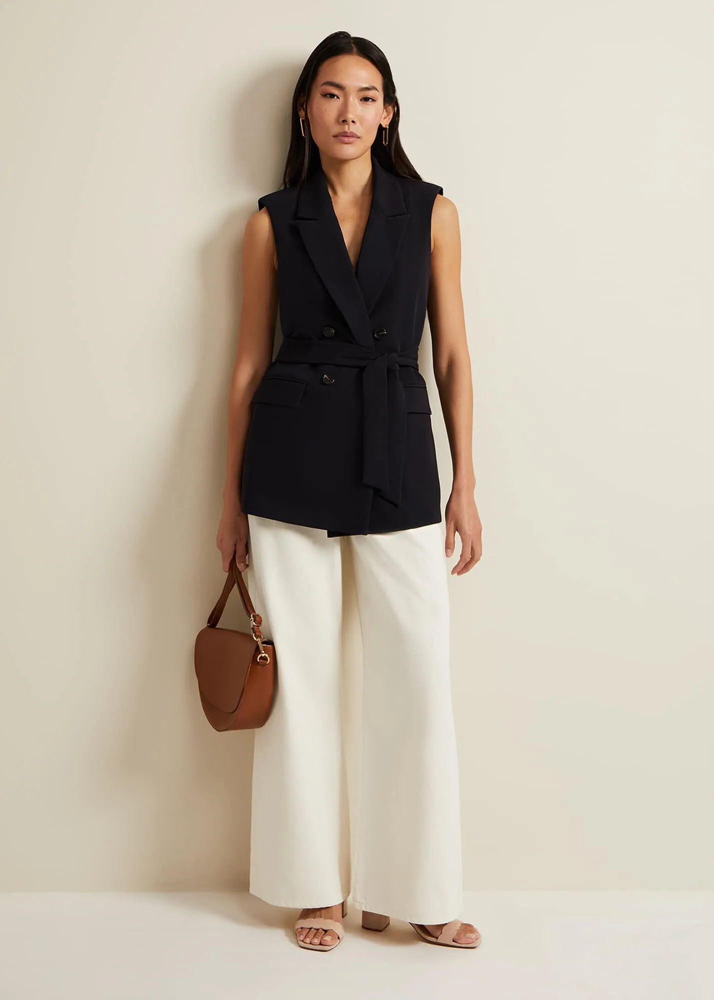 Jade Sleeveless Tailored Waistcoat