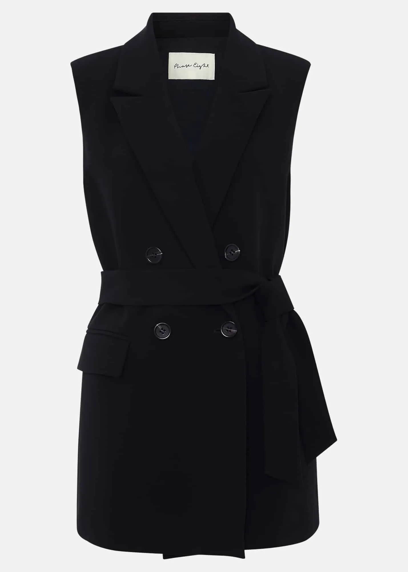 Jade Sleeveless Tailored Waistcoat