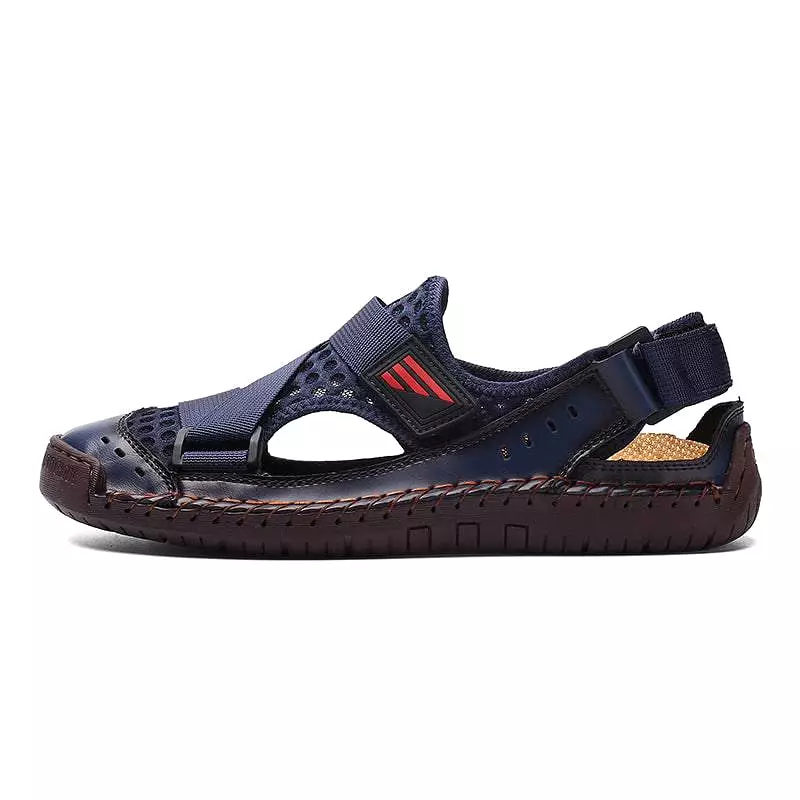 Libiyi Men's Casual Beach Breathable Plus Size Sandals