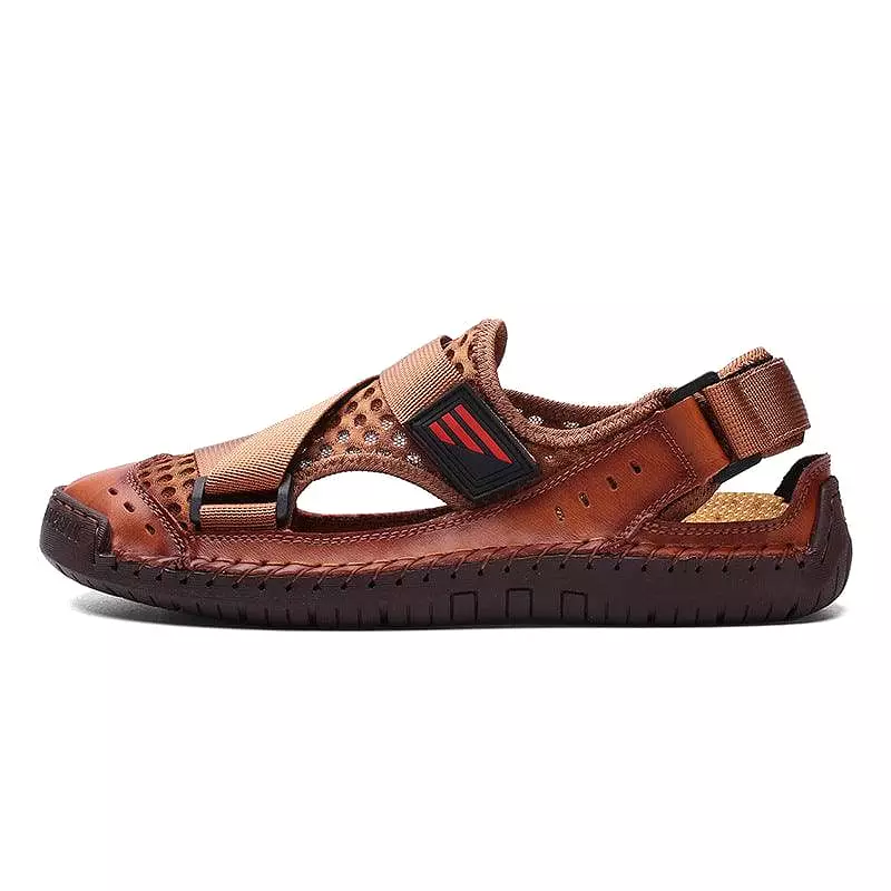 Libiyi Men's Casual Beach Breathable Plus Size Sandals