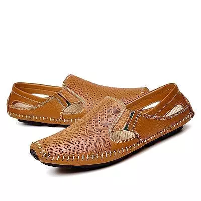 Loafers Genuine Leather Driving Flat Shoes