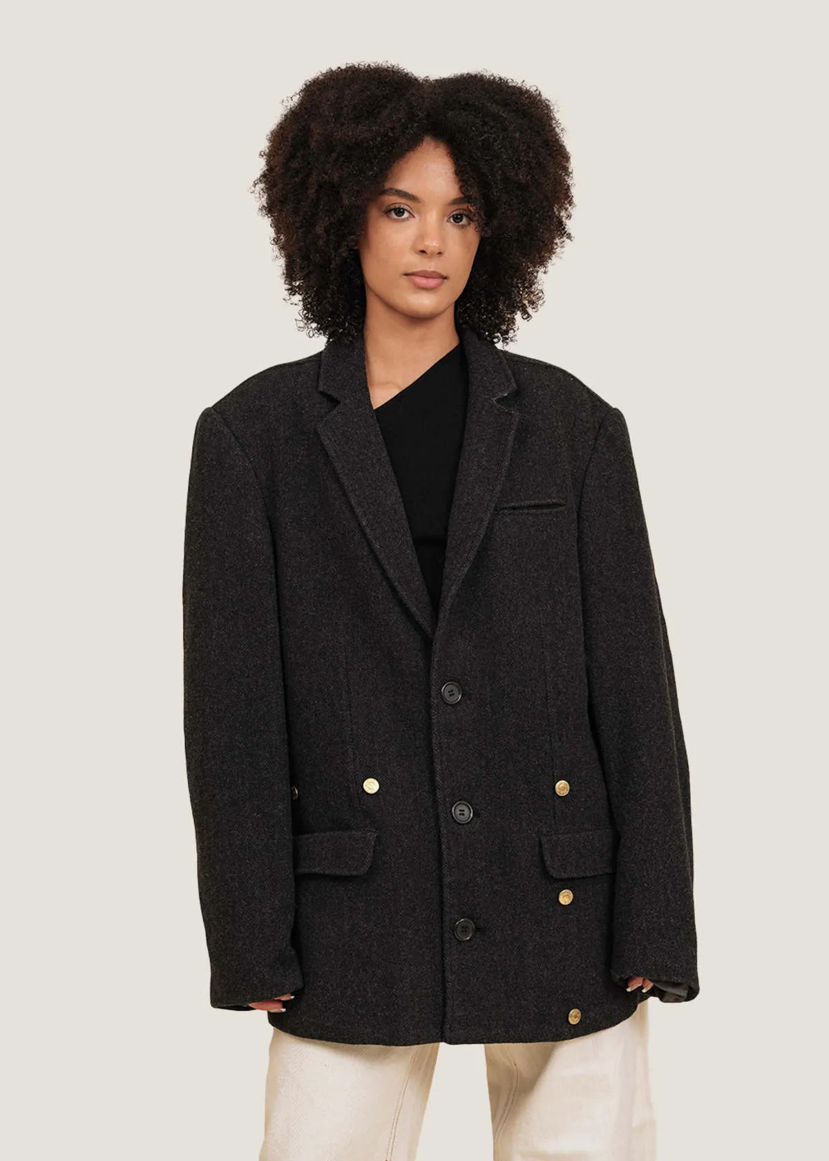 Long Coat - Dark Grey