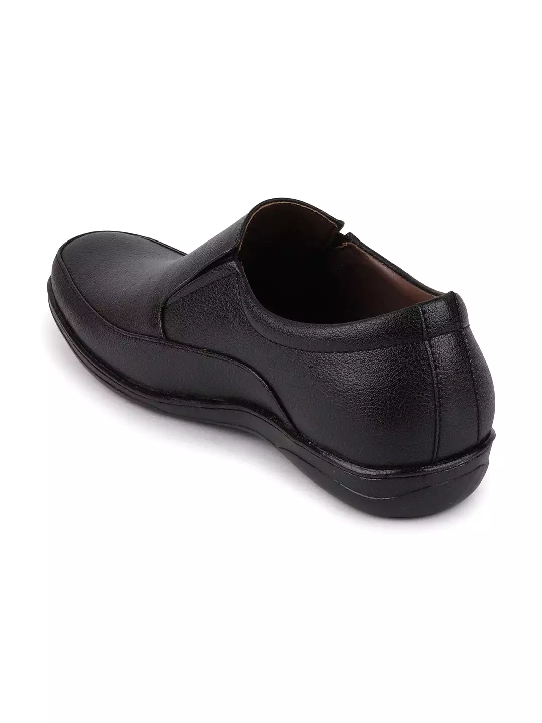 Men Black Formal Slip-On Shoes