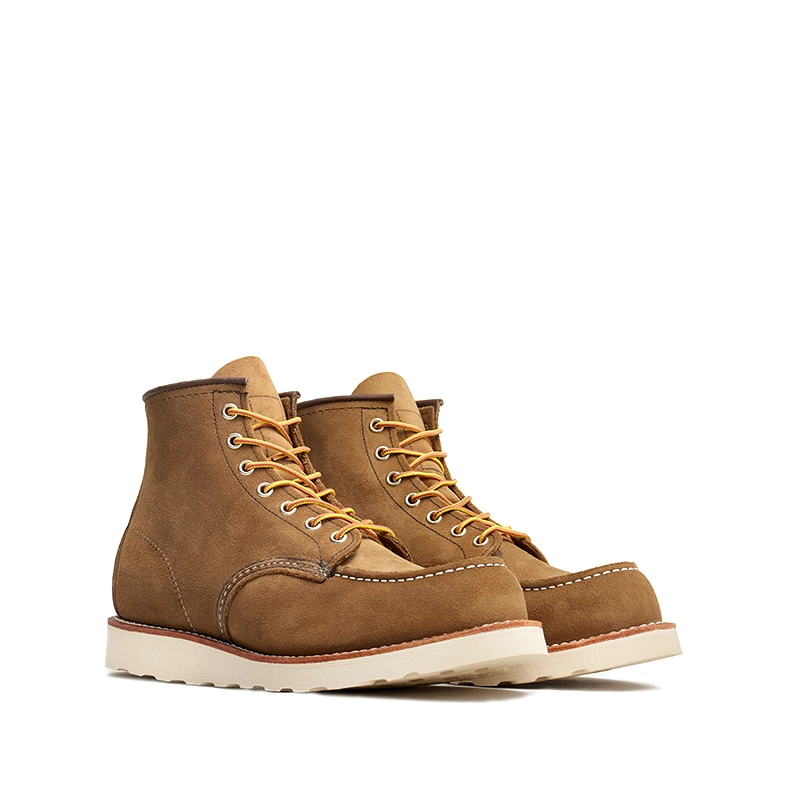 Men’s Leather Shoes for All Seasons, Brown Mid-Top 