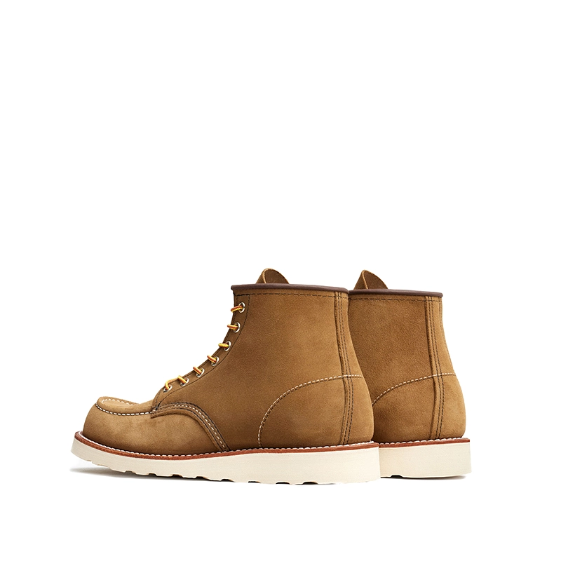 Men’s Leather Shoes for All Seasons, Brown Mid-Top 