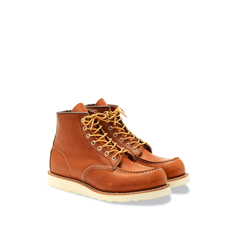 Men’s Leather Shoes for All Seasons, Golden Brown Mid-Top 