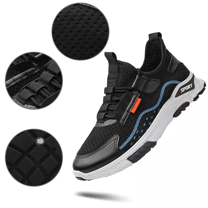 Men's Running Shoes Mesh Breathable Anit-slip Sports Running Shoes Men Sneakers Sports Shoes Outdoor Hiking Sports Casual Shoes